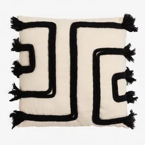 Kwadratowa Poduszka 45x45 Cm Z Bawełny Darcy Nature - Sklum