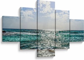 Obraz powierzchni morza (125x70 cm)