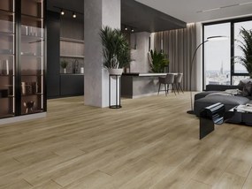 Mexen Clermont  próbka paneli winylowych SPC 6,5 mm, podkład IXPE 1,5 mm, 4 V-Fuga, Dąb - F1053-S