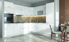 Kuchenna szafka pod zlewozmywak modułowa dolna BELLA DK-80/82 biały połysk
