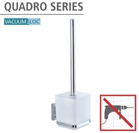 Uchwyt na szczotkę toaletową z przyssawką Wenko Vacuum-Loc, do 33 kg