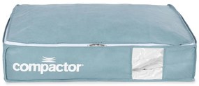 Plastikowe pojemniki próżniowe pod łóżko zestaw 3 szt. 65x45x15,5 cm Blue Edition – Compactor