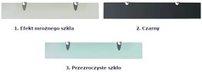 Nowoczesna półka szklana 60x10 - Imker