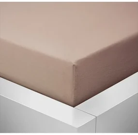 Prześcieradło Jersey Standard beżowy, 180 x 200 cm, 180 x 200 cm
