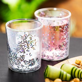 4Home Szklanka termiczna Hot&Cool Sparkle 250 ml, 2 szt.