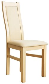 Krzesło do jadalni ZOE dąb/kremowe