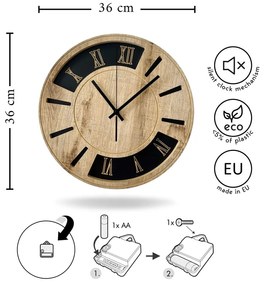 Zegar ścienny ø 36 cm Dylan – Styler