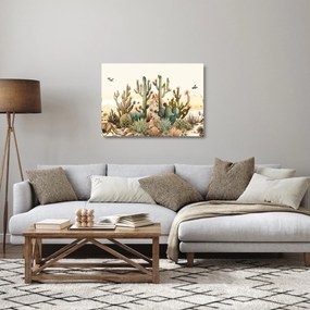 Obraz na szkle - Pustynia, akwarela (70x50 cm)