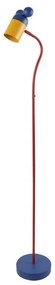 Niebieska lampa stojąca z metalowym kloszem (wysokość 133,5 cm) Mouse – GTV