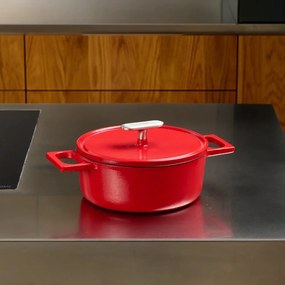 Garnek żeliwny z pokrywką odpowiedni na indukcję 2 l Mattia 3.0 – FABINI