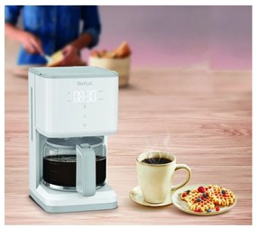 Biały przelewowy ekspres do kawy Sense CM693110 – Tefal