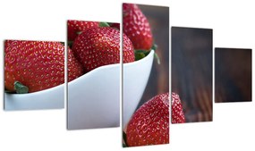 Obraz truskawek (125x70 cm)
