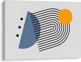 Obraz - Minimalistyczna abstrakcja N⁰2 (70x50 cm)