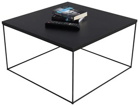 Czarny druciany stolik kawowy D8-T55