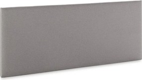 Kolumna Głowica łóżka Aura pokryta tkaniną Szary Jasny 160x60 cm