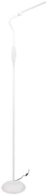 Biała lampa stojąca LED (wys. 145 cm) Toro – Trio
