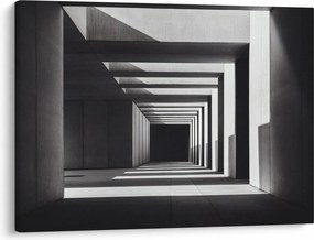 Obraz - Kwadratowy tunel (70x50 cm)