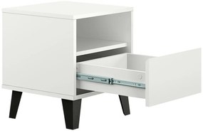Szafka nocna BOGAN 1S, biały