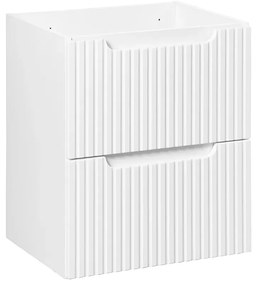 Biała szafka pod umywalkę z szufladami R0-F60