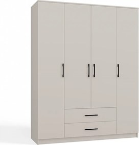 zafa Romana 160 | Kaszmir | 160x54x205 cm | 2 Drzwi 2 Szuflady