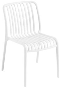 Plastowe krzesło TREGO, białe