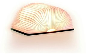 Lampa stołowa LED w naturalnym kolorze z tekstylnym kloszem (wysokość 2,5 cm) Booklight – Gingko