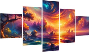 Obraz - Magiczny świat (125x70 cm)