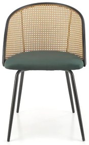 Krzesło K508 VELVET zielone HALMAR
