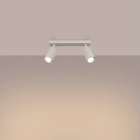 Lampa sufitowa nowoczesny Briix, stal - 2 źródło światła 3000K - L.30 x H.17 cm - beżowy