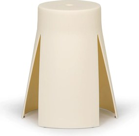 Plastikowy stołek RIKO, beżowy