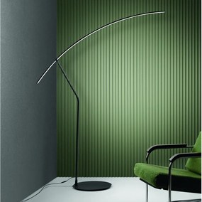 Ondaluce - ściemnialna lampa podłogowa LED FOLAGA LED/30W/230V 190 cm czarna