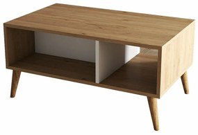 Stolik konferencyjny Exxen Oak and White
