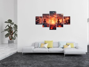 Obraz - Joga w przyrodzie (125x70 cm)