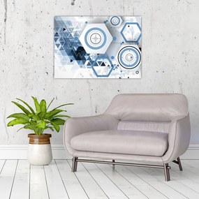 Obraz - Abstrakcja geometryczna (70x50 cm)