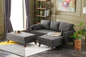 Narożnik rozkładany Bella Mini Right Anthracite
