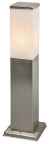Zewnetrzna Inteligentna lampa zewnętrzna 45 cm stal z Wi-Fi P45 - Malios Nowoczesny Oswietlenie zewnetrzne