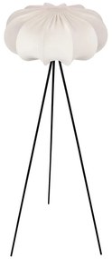 Biała lampa stojąca z tekstylnym kloszem (wysokość 147 cm) Cafee – Candellux Lighting