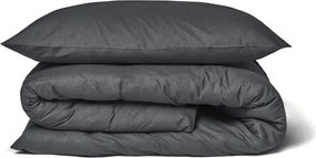 PrzytulneMieszkanie.pl PrzytulneMieszkanie.pl Bawełniana pościel CALMORA ciemnoszara Rozmiar pościeli: 2 szt 70 x 90 cm | 160 x 220 cm