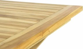 Składany stół ogrodowy DIVERO - drewno tekowe