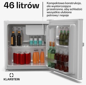 Klarstein Irene Mini lodówka, styl retro, 46 l