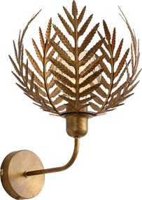 Złoty kinkiet w stylu vintage 26,5 cm - Botanica