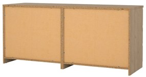 Komoda w dekorze dębu w naturalnym kolorze 154x70x50 cm Naia – Tvilum
