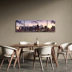 Obraz metropolii z drapaczami chmur (170x50 cm)