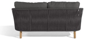 Ciemnoszara sofa ogrodowa Newport – Diphano