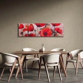 Obraz - Wilcze maki (170x50 cm)