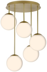LAMPA SUFITOWA WISZĄCA APP1818-5CPR GOLD