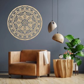 Drewniana mandala na ścianie Projekt | AFRODITA