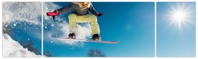 Obraz - Snowboardzista (170x50 cm)