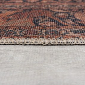 Bordowy dywan odpowiedni do prania 115x170 cm Nico Global – Flair Rugs