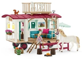 Schleich 42593 Przyczepa kempingowa do spotkań z przyjaciółmi, new, 23 x 39 x 16,6 cm